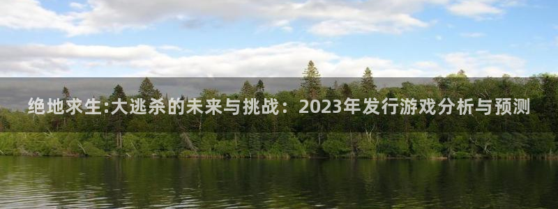 pp电子官网代理注册地址：绝地求生:大逃杀的未来与挑战：2023年发行游戏分析与预测