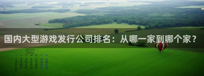 陕西pp电子子文化创意是干什么的：国内大型游戏发行公司排名：从哪一家到哪个家？