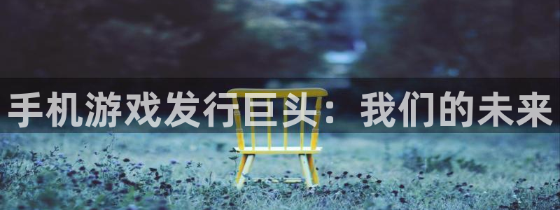 pp电子官网注册方法有哪些呢：手机游戏发行巨头：我们的未来